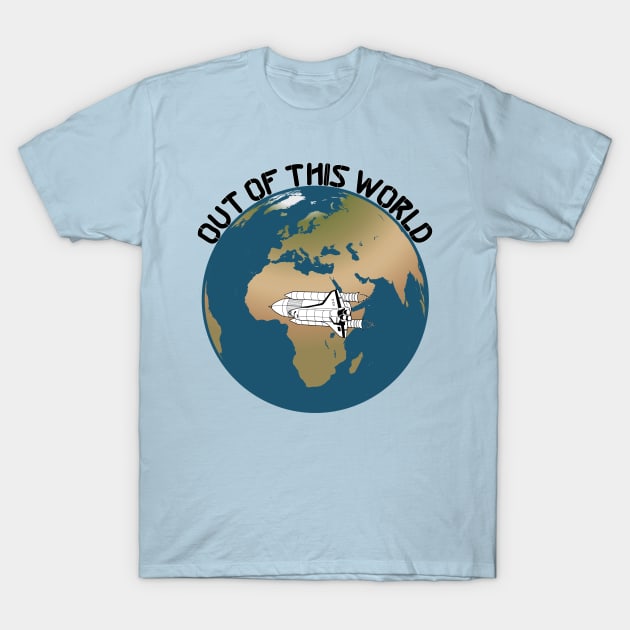 Spacecraft Earth T-Shirt by Miozoto_Design